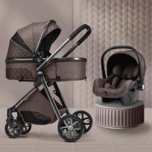 photograph of Timeless 3-in-1 pram - brown