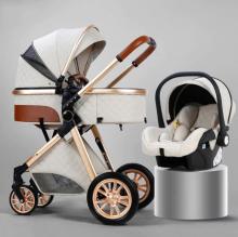 photograph of Timeless 3-in-1 pram - white