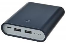 black and grey Varmfront power bank