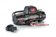 Photograph of a Warn VR EVO winch and remote