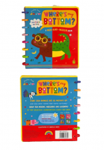 Photo of front and back of book called where's my bottom - 1 of 8 affected titles