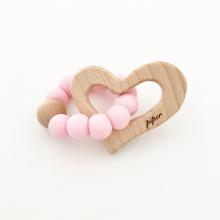 Photograph of Wooden Heart Teething Ring