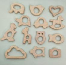 Photograph of Wooden teether shapes