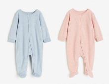photograph of children's pyjama with feet