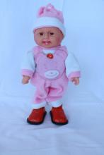 small pink baby doll red boots