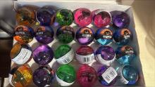 LED Halloween bouncy balls in store display box